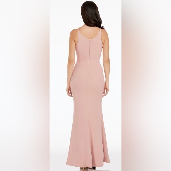 Anthropologie Dress The Population Iris Body-Hugging V-Neck Gown Size M - Picture 2 of 7